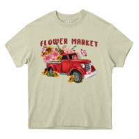 Mossy flower market Heavy Core Tee - MaliasSmallBusiness