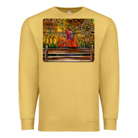 Antique Gold Farm Life Rooster Premium Sweatshirt - CowhideDigitalArt