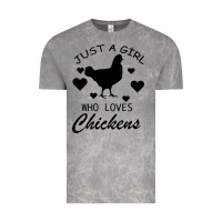Cloud Rock Just A Girl Who Love Chickens Vintage Tee - Bettercallsaul
