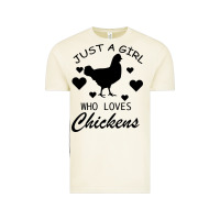 Vintage Arctic Just A Girl Who Love Chickens Vintage Tee - Bettercallsaul