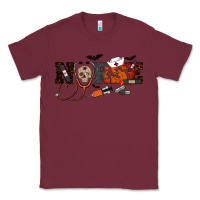 Burgundy Halloween Nurse Classic Tee - RanaPortraitStore