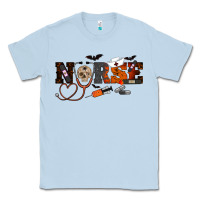 Dusty Blue Halloween Nurse Classic Tee - RanaPortraitStore