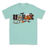 Seafoam Halloween Nurse Classic Tee - RanaPortraitStore