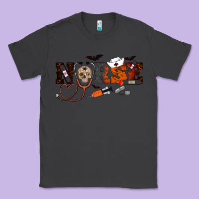 Halloween Nurse Classic Tee Designed By Ranaportraitstore