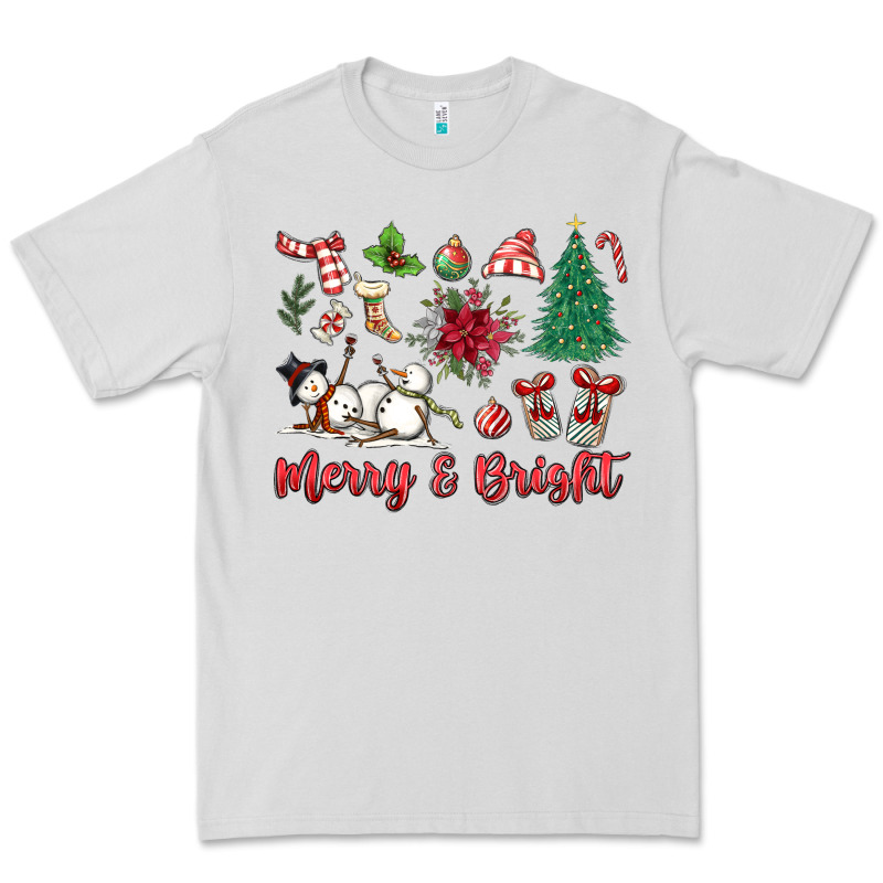 Merry Bright Premium Tee by MaliasSmallBusiness | Teevron