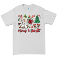Dove Grey merry bright Premium Tee - MaliasSmallBusiness