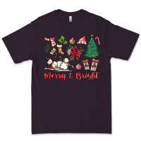 Plum merry bright Premium Tee - MaliasSmallBusiness
