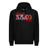 Black xoxo calf Premium Hoodie - RanaPortraitStore