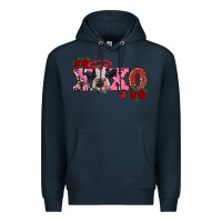 Navy xoxo calf Premium Hoodie - RanaPortraitStore