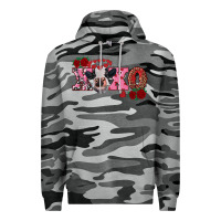 Slate Camo xoxo calf Premium Hoodie - RanaPortraitStore