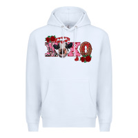 White xoxo calf Premium Hoodie - RanaPortraitStore