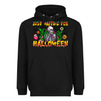 Black Just Mating For halloween Heavyweight Hoodie - CowhideDigitalArt