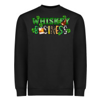 Black Whiskey business St. Patrick's Day Heavyweight Sweatshirt - CowGirlArtShop