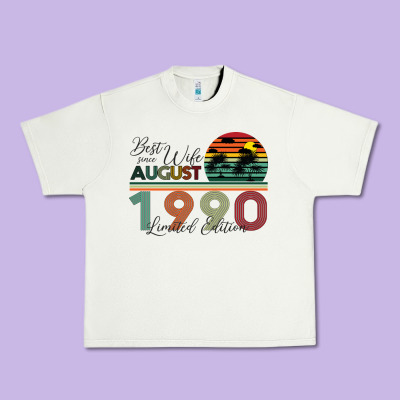 Best Wife Since August 1990 Limited Edition Urban Heavy Tee Designed By Bettercallsaul