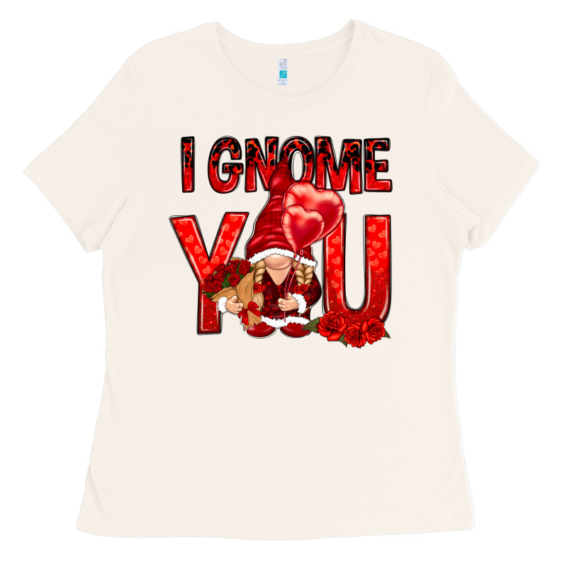 I Gnome You With Roses Ladies Tee by NancyCooperArtShop | Teevron