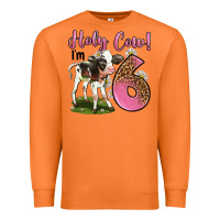Carrot holy cow i'm 6 years old Premium Sweatshirt - LillyAllenDesigns