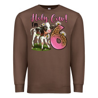 Chestnut holy cow i'm 6 years old Premium Sweatshirt - LillyAllenDesigns