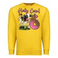 Lemon holy cow i'm 6 years old Premium Sweatshirt - LillyAllenDesigns