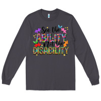 Smoke see the ability not the disability nca Long Sleeve Tee - NancyCooperArtShop