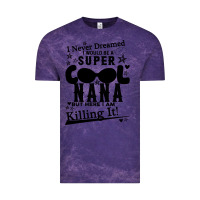 Cloud Purple I Never Dreamed I Would Be A Super Cool Nana Vintage Tee - Bettercallsaul
