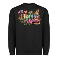 Black One hoppy mama easter day Heavyweight Sweatshirt - HowdyJamesFarm