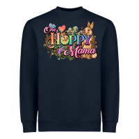 Navy One hoppy mama easter day Heavyweight Sweatshirt - HowdyJamesFarm