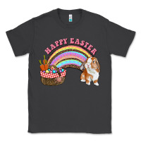 Smoke Happy Easter Bunny And Egg Basket Rainbow Classic Tee - RanaPortraitStore