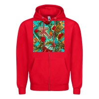 Faith Coffee Cup And Cross With Leopard And Roses Seamless Pattern Bbs Zipper Hoodie | Teevron