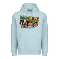 Blue Mist Show mom cow Mother's Day Premium Hoodie - FaDigitalArtStudio
