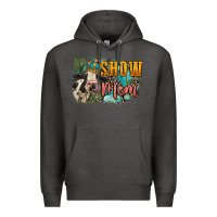 Charcoal Heather Show mom cow Mother's Day Premium Hoodie - FaDigitalArtStudio