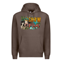 Coffee Show mom cow Mother's Day Premium Hoodie - FaDigitalArtStudio