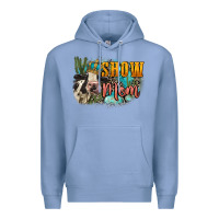 Colony Blue Show mom cow Mother's Day Premium Hoodie - FaDigitalArtStudio