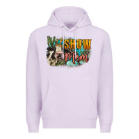 Lilac Show mom cow Mother's Day Premium Hoodie - FaDigitalArtStudio