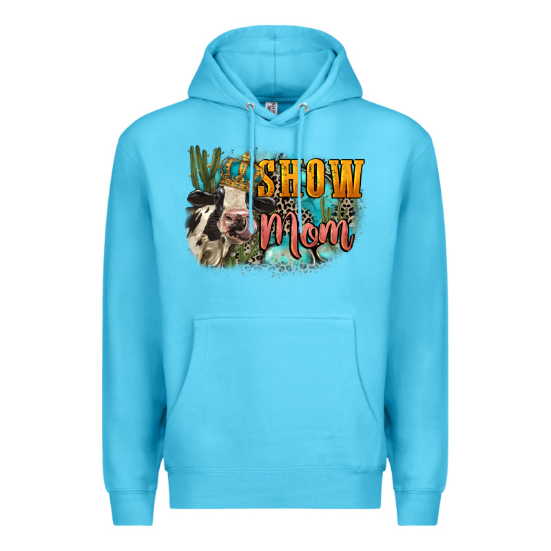 Show Mom Cow Mother's Day Premium Hoodie by FaDigitalArtStudio | Teevron