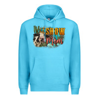 Ocean Blue Show mom cow Mother's Day Premium Hoodie - FaDigitalArtStudio