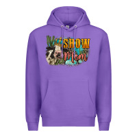Purple Show mom cow Mother's Day Premium Hoodie - FaDigitalArtStudio