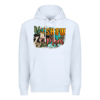 White Show mom cow Mother's Day Premium Hoodie - FaDigitalArtStudio