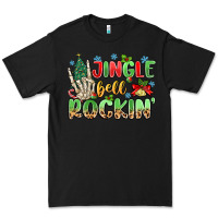 Black jingle bell rockin' Premium Tee - MaliasSmallBusiness