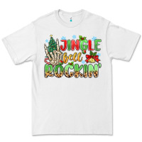 White jingle bell rockin' Premium Tee - MaliasSmallBusiness