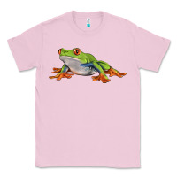 Bubblegum Pink red eyed tree frog Classic Tee - LillyAllenDesigns