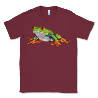 Burgundy red eyed tree frog Classic Tee - LillyAllenDesigns