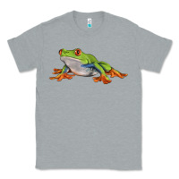 Heather Grey red eyed tree frog Classic Tee - LillyAllenDesigns