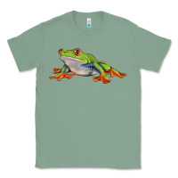 Sage red eyed tree frog Classic Tee - LillyAllenDesigns
