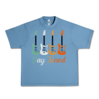 Pebble Blue Bass Guitar Vintage Funny Bass Player Bassist Urban Heavy Tee - Bettercallsaul