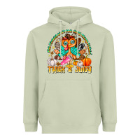 Matcha The Turkey Ain’t The Only Thing Lookin Thick & J Heavyweight Hoodie - CowhideDigitalArt
