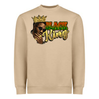 Black King Heavyweight Sweatshirt | Teevron