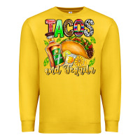 Lemon Tacos And Tequila Premium Sweatshirt - CowhideDigitalArt