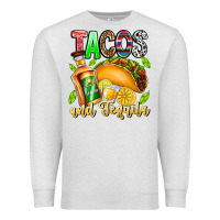 Oatmeal Heather Tacos And Tequila Premium Sweatshirt - CowhideDigitalArt