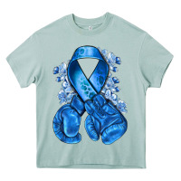 Arona Blue ribbon with boxing gloves Heavy Core Tee - NancyCooperArtShop