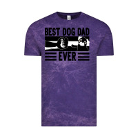Cloud Purple Best dog dad ever Vintage Tee - Bettercallsaul